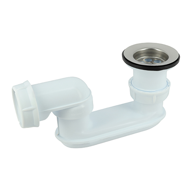 Sifon met inox plug en stop, type 571