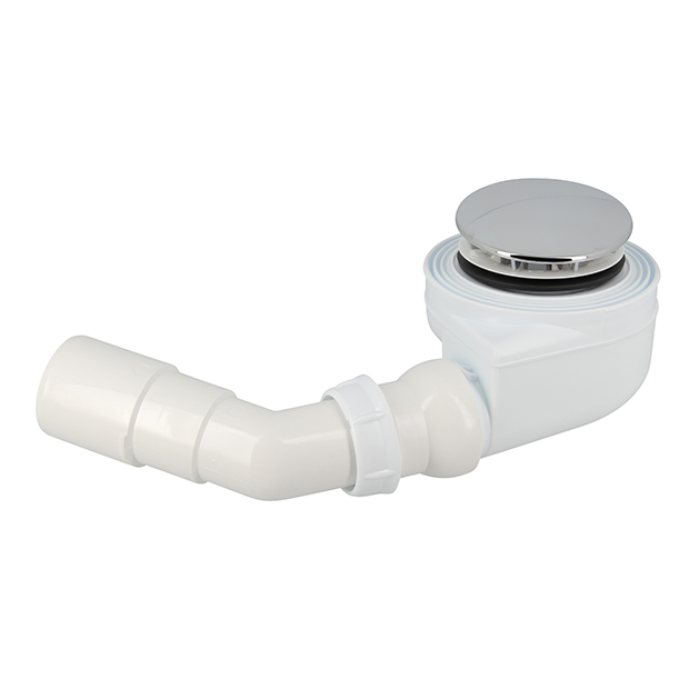 Sifon Turboflow met ABS chroom deksel, type TB60